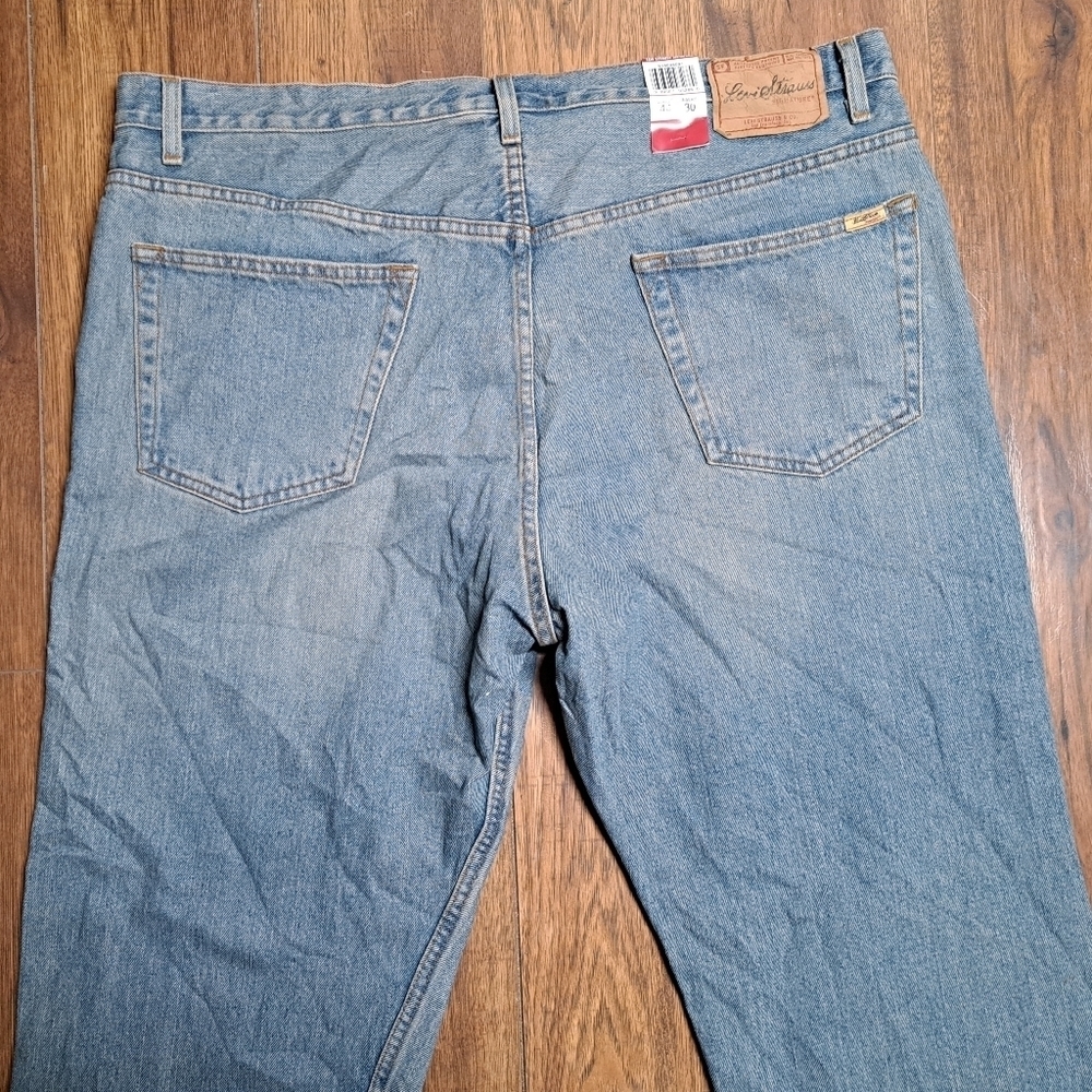 NWT Levi's Men's  Jeans Light Blue Regular Fit HQ Denim Size 44x30 43x29.5 - Picture 5 of 9